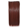 33M35# One-piece Seamless Five-clip Wig Long Straight Wig Piece