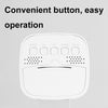 Multifunctional Temperature and Humidity LCD Clock Home Bedside Alarm Clock(2205 White)