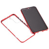 For Samsung Galaxy S22 5G Anti-peeping Magnetic Double-sided Tempered Glass Phone Case(Red)