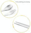 Three-Piece Outdoor Cutlery(Rose Red)