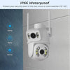 QX95 6MP Dual Lens WiFi Security Camera with AI & Siren (AU)
