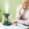 BF143 USB Mini Home Office Bedroom Desktop Mist Maker Moisturizer with Night Light Essential Oil Aromatherapy Diffuser Flower And Fruit Air Humidifier(Green)