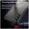 For Samsung Galaxy S22 5G Armor Glaze PC Hybrid TPU Phone Case(Black)