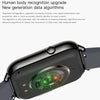Q19 Max 2.1 inch HD Screen Waterproof Sports Business Smart Watch(Black)