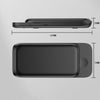 V8 3 in 1 Folding Portable Mobile Phone Watch Multi-Function Charging Stand Wireless Charger for iPhones & Apple Watch & Airpods (Black)