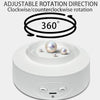 Intelligent Electric Roundabout 360 Degree Rotating Disc Table Live Shooting Video Props(Black)