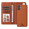 For Samsung Galaxy A06 4G BETOPNICE BN-005 2 in 1 Detachable Imitate Genuine Leather Phone Case(Brown)