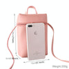 Ladies Simple Casual Shoulder Messenger Bag Small Change Mobile Phone Crossbody Bucket Bag