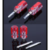 10 PCS Mini Eleven-Shaped Dual-Use Screwdriver With Transparent Crystal Handle(Crystal Dual-use Robe)