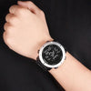SYNOKE 9658 Student Outdoor Multi-Function Waterproof Large Dial Sports Electronic Watch(Black Silver)