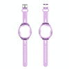 For Tamagotchi UNI (2023) Pet Game Machine Silicone Integrated Watch Strap Protective Case(Transparent Pink)