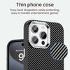 For iPhone 15 Pro Carbon Fiber Series IMD Phone Case(Black)