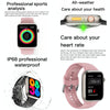 Q9 Smart Bracelet, 2.01 inch Waterproof Smart Watch, BT Call / Heart Rate / Blood Pressure / Blood Oxygen(Pink Gold)