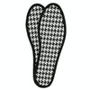 1pairs Bamboo Charcoal Deodorant Comfortable Soft Breathable Insole, Size: 36(Plaid)