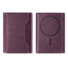 Pindun Multifunctional MagSafe Magnetic Wallet Card Bag Case With Retail Box(Purple)