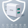 JOYROOM JR-TCN04 2.1A Dual USB Charger, Specification:US Plug