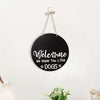Easter Hanging Door Decoration Indoor Wooden Egg Hanging Sign, Style: Hope You Like Dogs