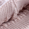 2 in 1 Autumn and Winter Parent-child Hat Set Warm Twist Texture Knit Hat with Wool Ball, Size:Parent-child(Yellow)