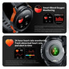 LEMFO C25 1.43 inch HD Round Screen Outdoor Smart Watch Supports Blood Oxygen Detection/Sedentary Reminder(Black Grey)