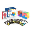 YJ8392 Puzzle Early Education Magnetic Building Block Magic Cube(Transparent)