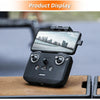 For DJI Neo / Mini 4 Pro / RC-N3 / RC-N2 / RC-N1 Sunnylife Controller Protective Cover Silicone Case with Neck Strap (Grey)