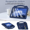 For Honor Pad X9 Handle Kickstand Children EVA Shockproof Tablet Case(Navy Blue)