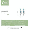 S925 Sterling Silver Retro Long Tassel Earrings