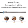Teslong MS100 200X Magnification Adjustable Focus USB Microscope Phone And Computer HD Electronic Microscope