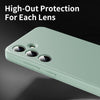 For Samsung Galaxy S25 Ultra 5G Smart View Window Leather Phone Case with Card Slot(Green)