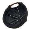 A28 Flower Pattern Personalized Beanie Skullcap Adjustable Sailor Hat, Size:One Size(Black)