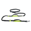 Reflective Bungee Dog Running Lead with Waist Belt (Green)
