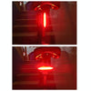 RAYPAL RPL-2261 100LM Red Light COB LED USB Rechargeable 6 Modes Bicycle Rear Light Warning Light with Handlebar Mount