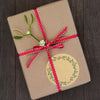 Kraft Paper Flower Plant Sticker Gift Packaging Decoration Sticker, Size: 5.0cm(B-92-50)