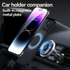 For iPhone 12 Pro Max Litchi Leather Magnetic Full Coverage Shockproof Phone Case(Black)
