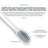 Rechargeable Ultrasonic Soft Bristle Electrical Toothbrushes Flosser 6 Gear With 4 Brushes(Black)