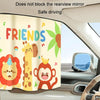 Suction Cup Car Sunshade Children Rear Side Window Insulation Sunscreen Cartoon Car Curtain, Style: Swing