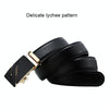 Dandali Casual Men Automatic Buckle Belt Business Soft Leather Pants Band, Length (cm): 120cm(ZD-14)
