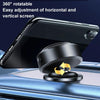 AIMITE M12 Car Phone Magnetic Rotating Holder Vacuum Suction Cup Strong Magnetic Support Bracket(Black)