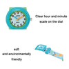JNEW A369-86313 Children Cartoon Time Cognition Waterproof Ribbon Quartz Watch(Zoo)