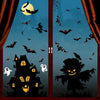 Halloween Decoration Stickers Pumpkin Lamp Spider Ghost Electrostatic Stickers,Style: BQ049 + 050 + 052