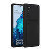 For Samsung Galaxy S20 FE Card Slot Design Shockproof TPU Protective Case(Black)