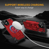 For iPhone 11 Lens Holder MagSafe Phone Case(Red)