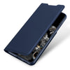 For Samsung Galaxy S21+ 5G DUX DUCIS Skin Pro Series Horizontal Flip PU + TPU Leather Case with Holder & Card Slots(Blue)