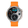 MT30 1.6 inch HD Screen TPU Strap Smart Watch Supports Voice Calls/Blood Oxygen Monitoring(Orange)