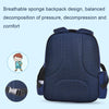 6623 Cartoon Load-reducing Children Schoolbag with Reflective Strips, Size: XS (Blue Pink)