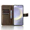 For Samsung Galaxy S24 FE 5G Diamond Texture Leather Phone Case(Brown)