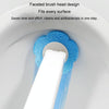 With 6pcs Lemon Scent Brush Heads Disposable Toilet Brush Dissolving Replacement Brush Toilet Cleaning Set