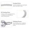 S925 Sterling Silver Personality Fashion Bracelet Eternal Love Bracelet(21cm)