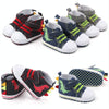 D2399 High Top Canvas Cartoon Dinosaur Small Wave Shoes Cloth Soles Walking Shoes, Size: 11cm(Black)
