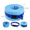 Thickened Large Buoyant Arm Swimming Ring Adult Tie Leg Floatation Ring(Green)
